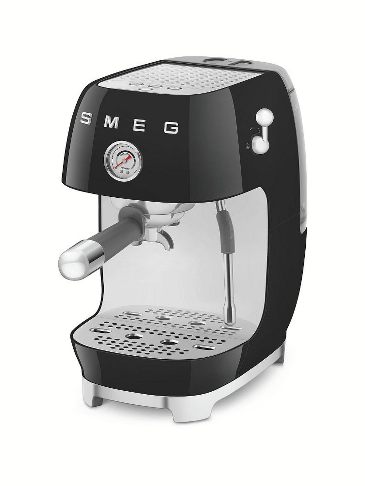 ESPRESSOMASCHINE 50´s Style  - Schwarz, Basics, Kunststoff/Metall - SMEG
