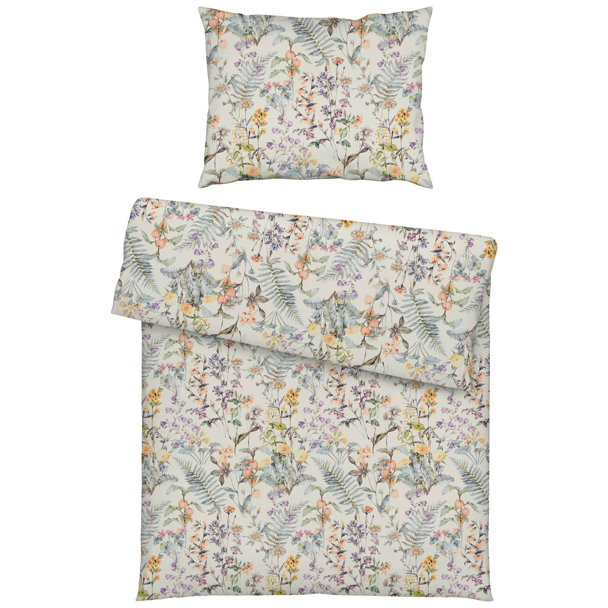 BETTWÄSCHE Atelier Makosatin 140/200 cm  - Aprikose, Design, Textil (140/200cm) - Estella