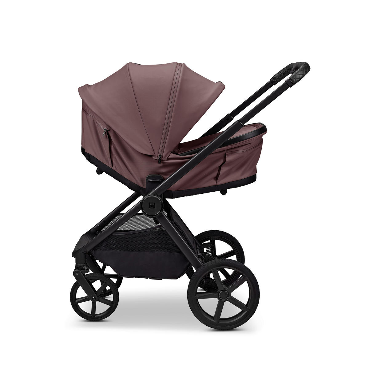 KINDERWAGENSET  GIO FOLD ETPU SET  tonka  - Schwarz/Mokka, Basics, Textil/Metall (120/58/92cm) - Moon Edition