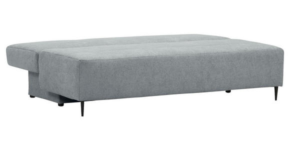 SCHLAFSOFA Flachgewebe Grau  - Schwarz/Grau, KONVENTIONELL, Textil/Metall (197/75/100cm) - Carryhome