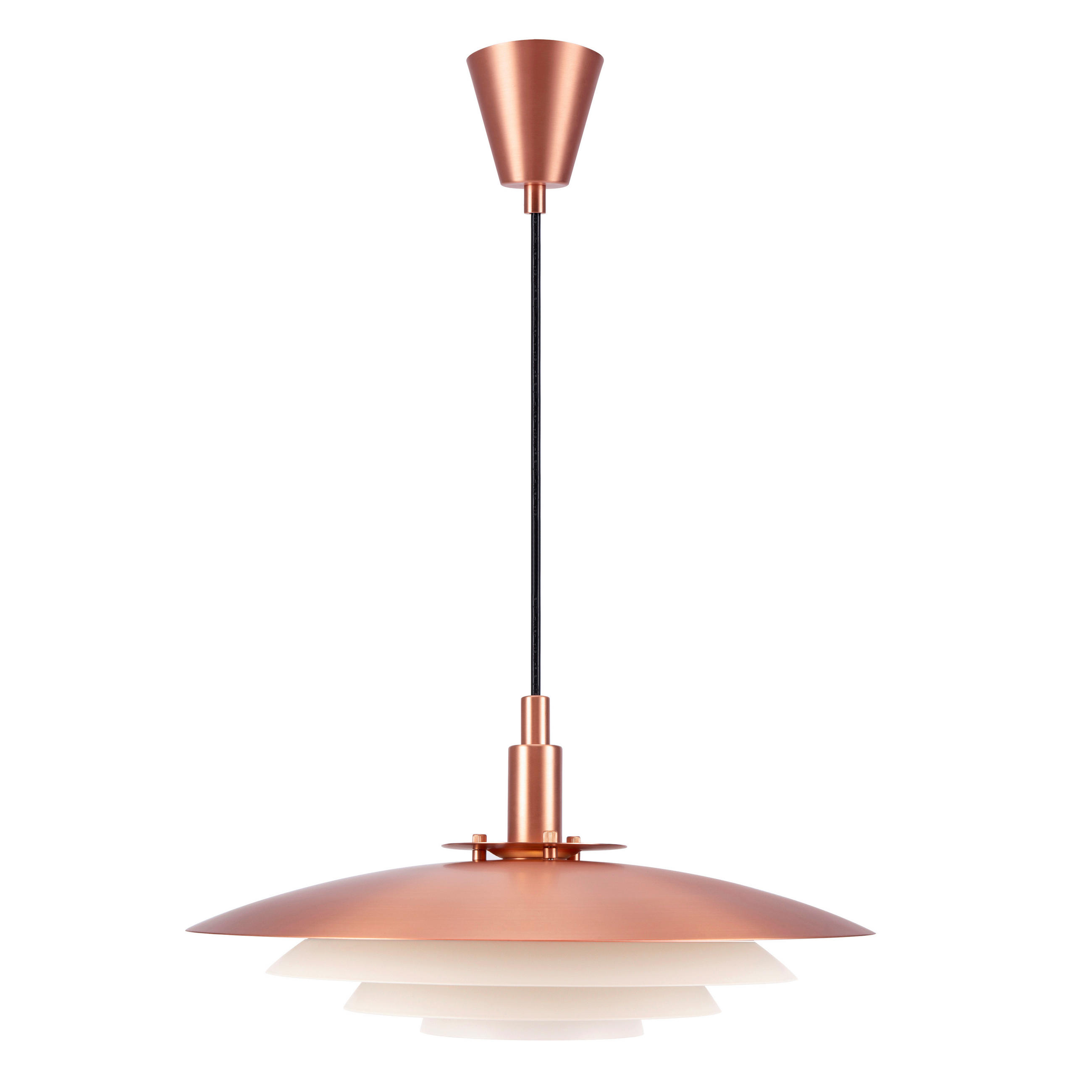 HÄNGELEUCHTE Bretagne 38/18,8 cm   - Kupferfarben, Design, Metall (38/18,8cm) - Nordlux