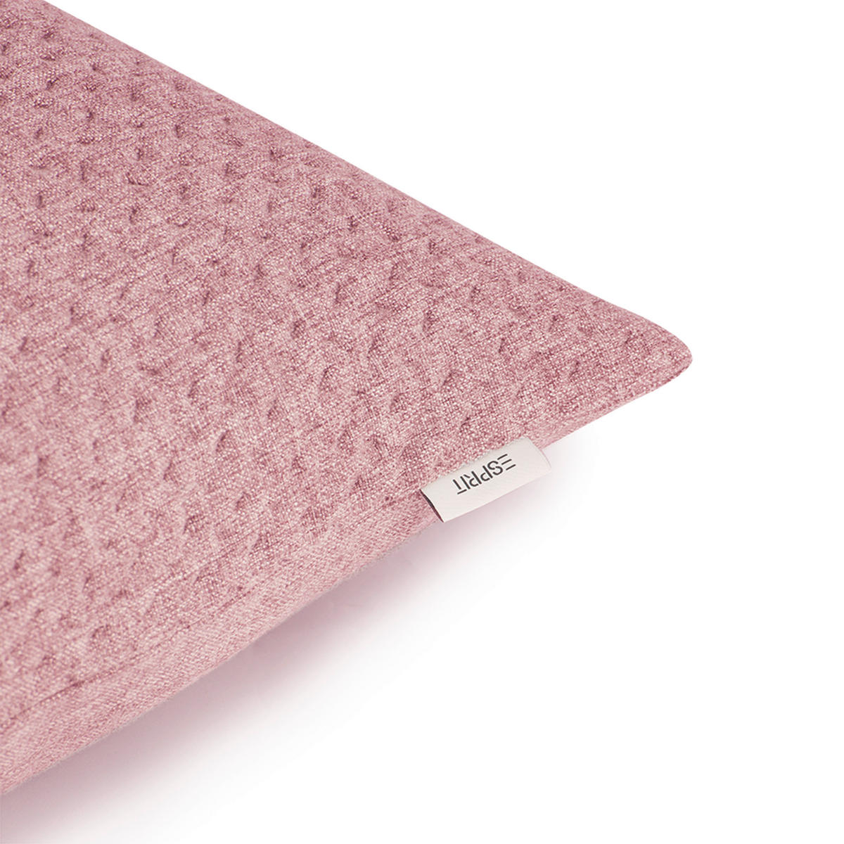 KISSENHÜLLE E-HarpStructure 45/45 cm  - Altrosa/Rosa, KONVENTIONELL, Textil (45/45cm) - Esprit