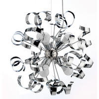 HÄNGELEUCHTE 50/150 cm   - Chromfarben, Design, Metall (50/150cm)