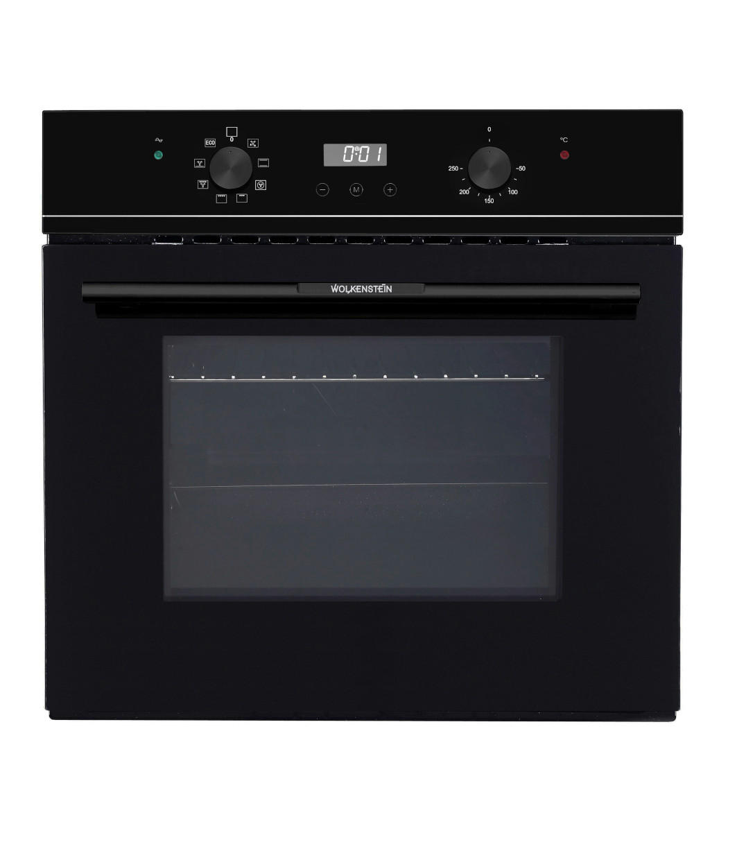 BACKOFEN WMO 80  - Schwarz, KONVENTIONELL, Glas/Metall (59,5/59,5/55cm) - Wolkenstein