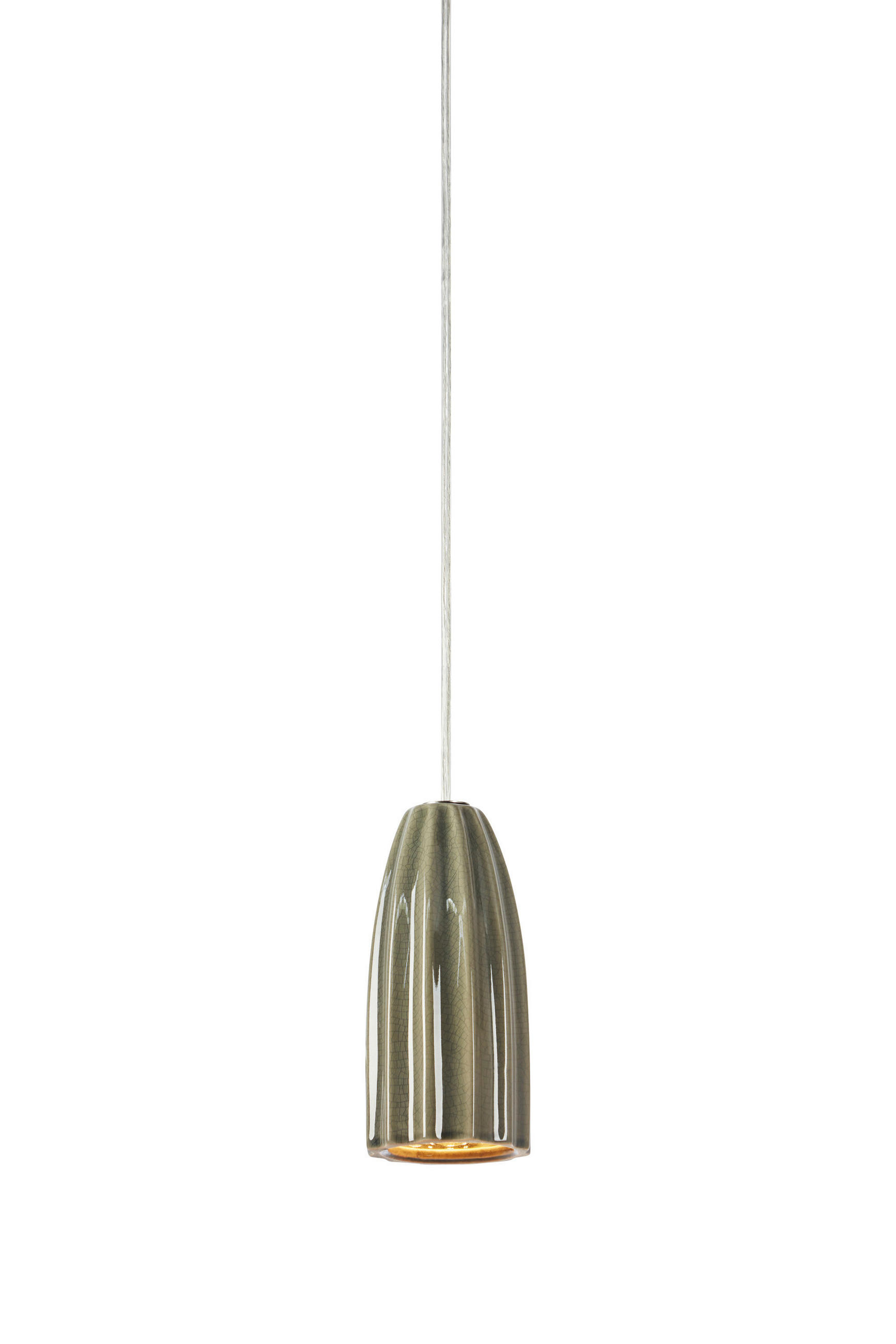 PENDELLEUCHTE CLAY 8,5/17,5/8,5 cm  - Grün, Trend, Keramik (8,5/17,5/8,5cm) - Markslöjd