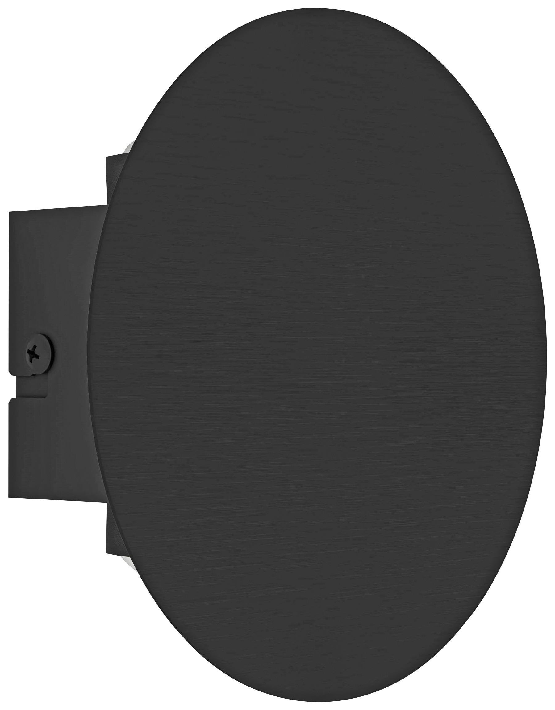 LED-WANDLEUCHTE   - Schwarz, Design, Metall (15/15/4cm)