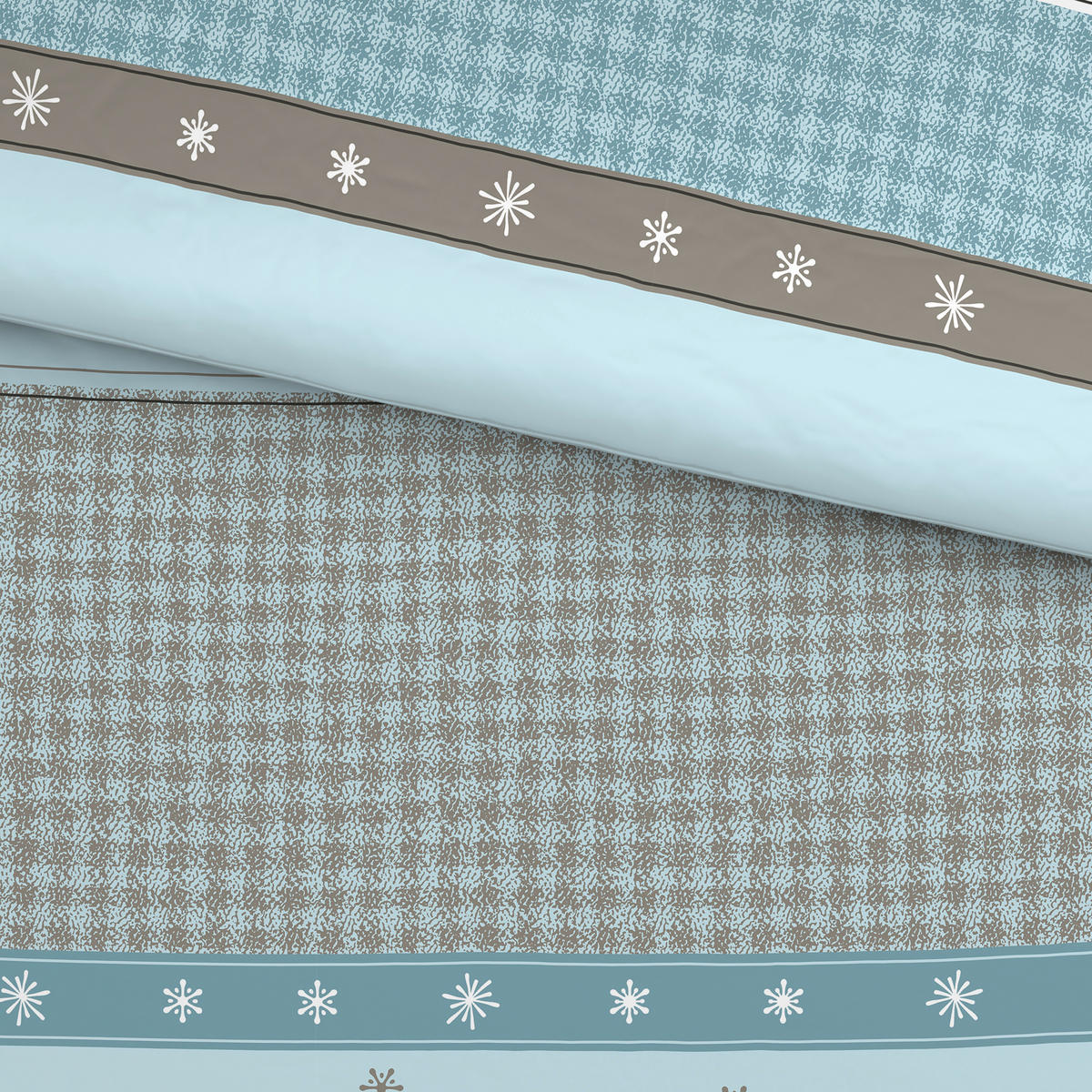 BETTWÄSCHE 2-teilig TANJA Satin 140/200 cm  - Blau, KONVENTIONELL, Textil (140/200cm) - Esposa
