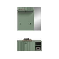 HALLMÖBEL 2 delar  i 106/192/37 cm  - grågrön, Design, trämaterial (106/192/37cm) - MID.YOU