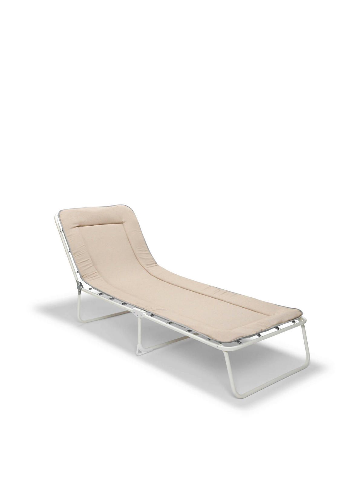 DREIBEINLIEGE 60/23/180 cm  - Beige, Basics, Textil/Metall (60/23/180cm)