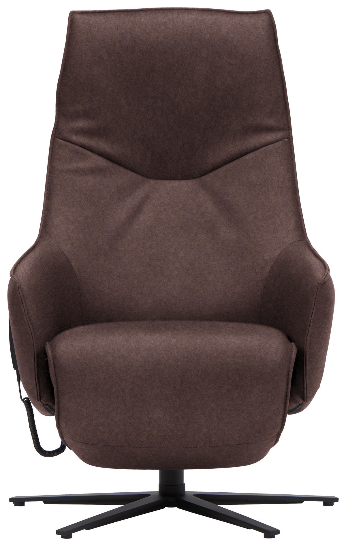 RELAXSESSEL in Leder Dunkelbraun  - Anthrazit/Dunkelbraun, Design, Leder/Metall (70/85/112cm) - Himolla Komfortklass