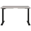 SCHREIBTISCH 120/80/72-118 cm  in Schwarz, Kaschmir  - Kaschmir/Schwarz, MODERN, Holzwerkstoff/Metall (120/80/72-118cm) - Novel