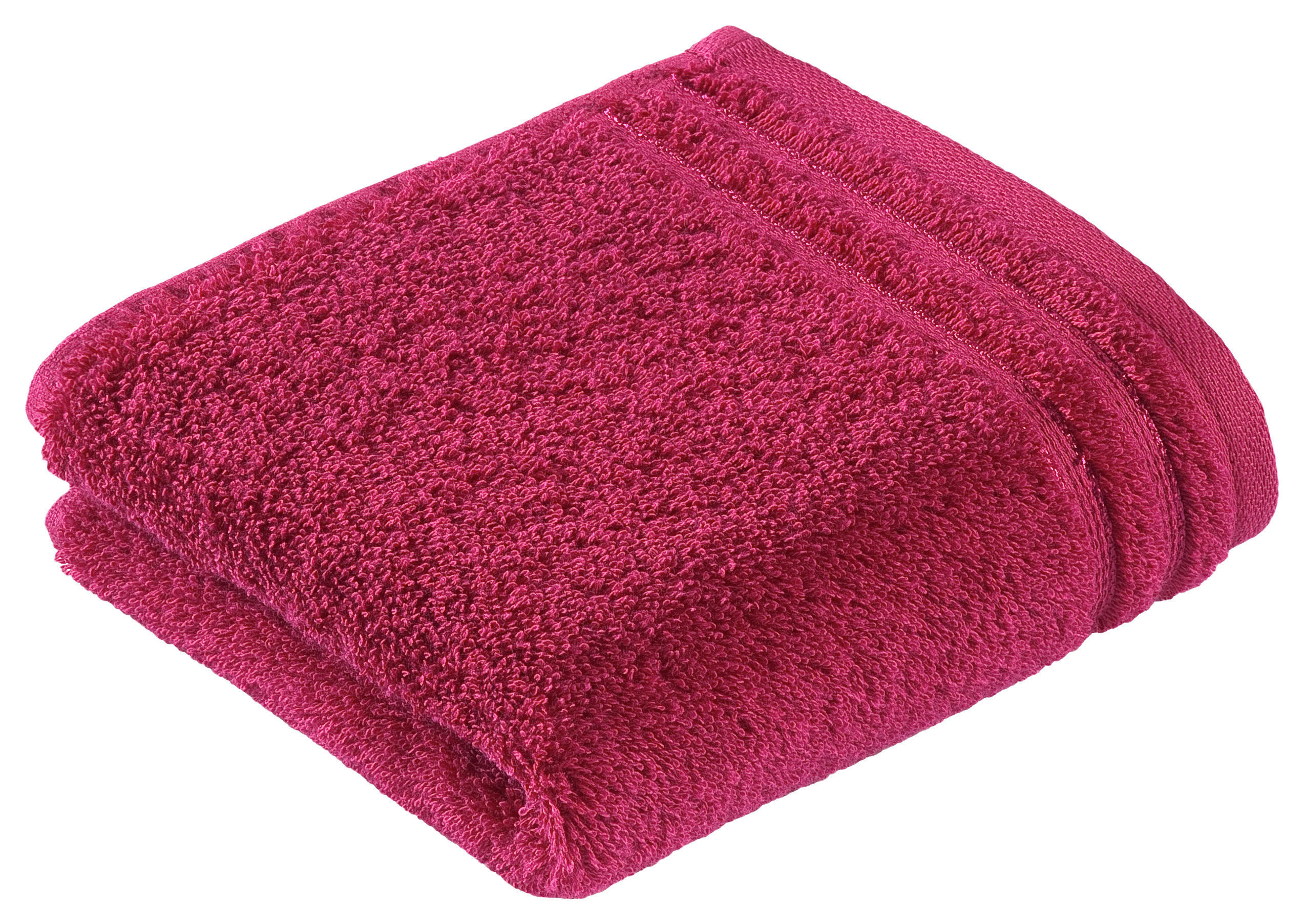 RUČNÍK PRO HOSTY, 30/50 cm, tmavě růžová - tmavě růžová, Basics, textil (30/50cm) - Vossen
