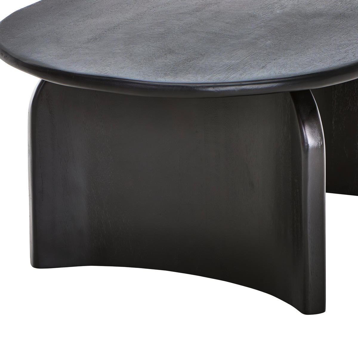 COUCHTISCH Mangoholz massiv oval Dunkelbraun  - Dunkelbraun/Walnussfarben, Design, Holz (120/65/40cm) - Livetastic