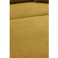 ECKSOFA  in Webstoff Currygelb  304/196 cm  - Currygelb/Schwarz, KONVENTIONELL, Textil/Metall (304/196cm) - Hom`in