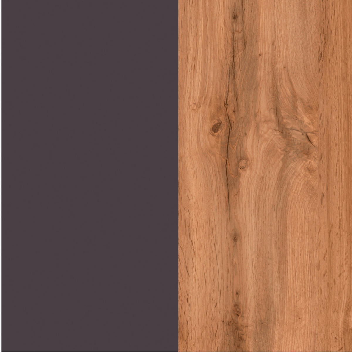 KÜCHENUNTERSCHRANK 180/86/60 cm  in Graphitfarben, Eiche Wotan  - Eiche Wotan/Graphitfarben, Design, Holzwerkstoff (180/86/60cm) - Held