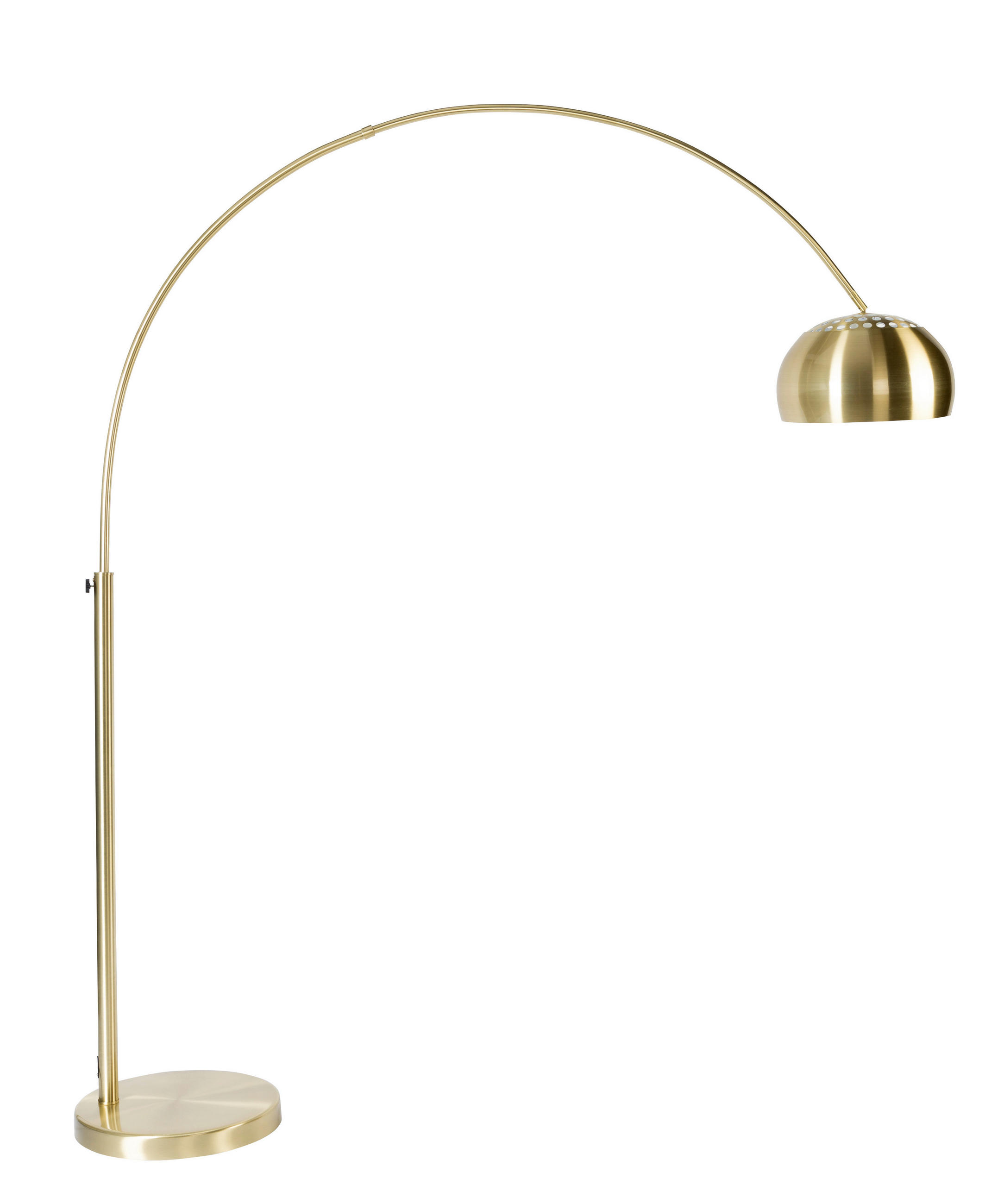 BOGENLEUCHTE  170/205 cm   - Goldfarben, Design, Metall (170/205cm) - Zuiver