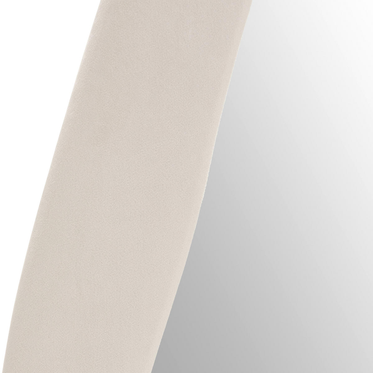 WANDSPIEGEL 60/150/4 cm    in oval  - Beige, Design, Glas/Holzwerkstoff (60/150/4cm) - MID.YOU