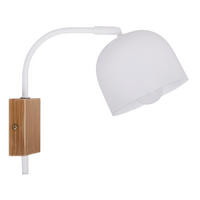 VÄGGLAMPA 12/27/22 cm   - vit, Basics, metall (12/27/22cm)