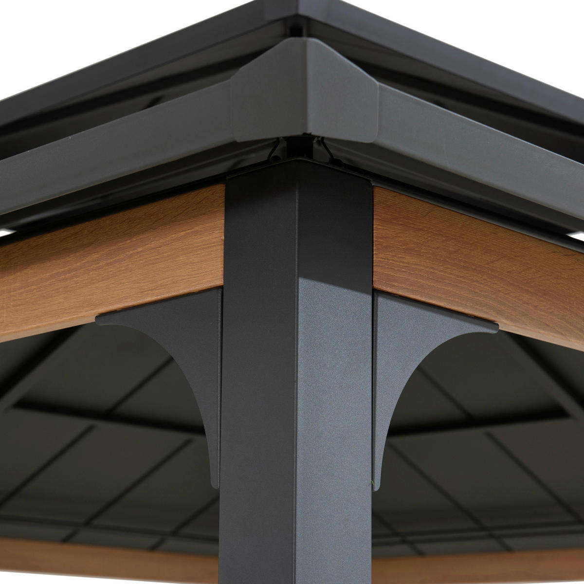 PAVILLON 300/295/300 cm   - Anthrazit, Basics, Metall (300/295/300cm) - Modante