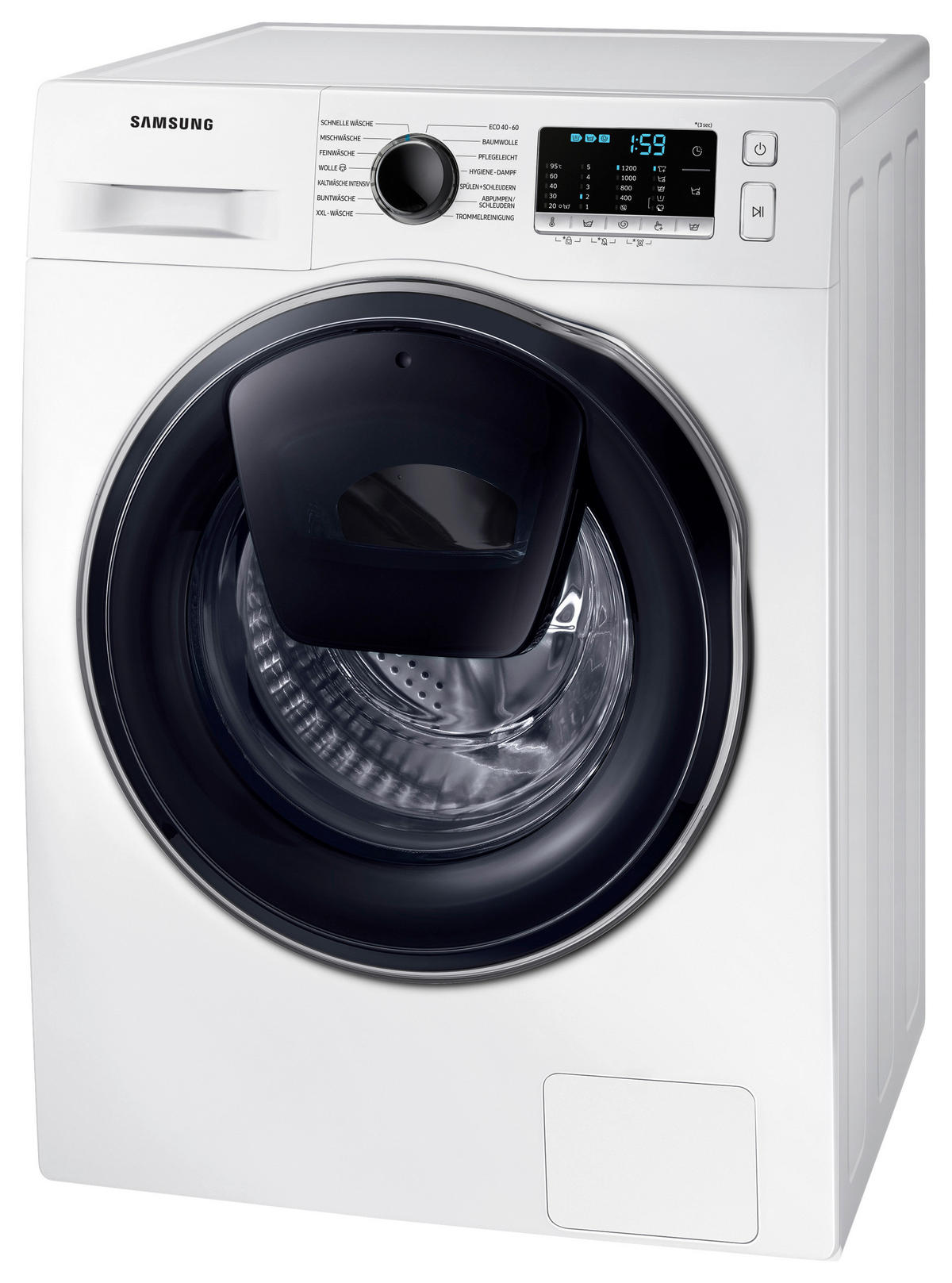 WASCHMASCHINE WW8NK52K0VW/EG   - Weiß, Basics, Kunststoff/Metall (60/85/46cm) - Samsung