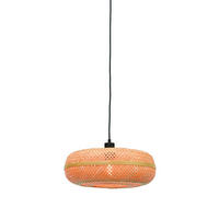 HÄNGLAMPA GOOD&MOJO 40/40/17 cm  - naturfärgad, Trend, trä (40/40/17cm) - Good & Mojo