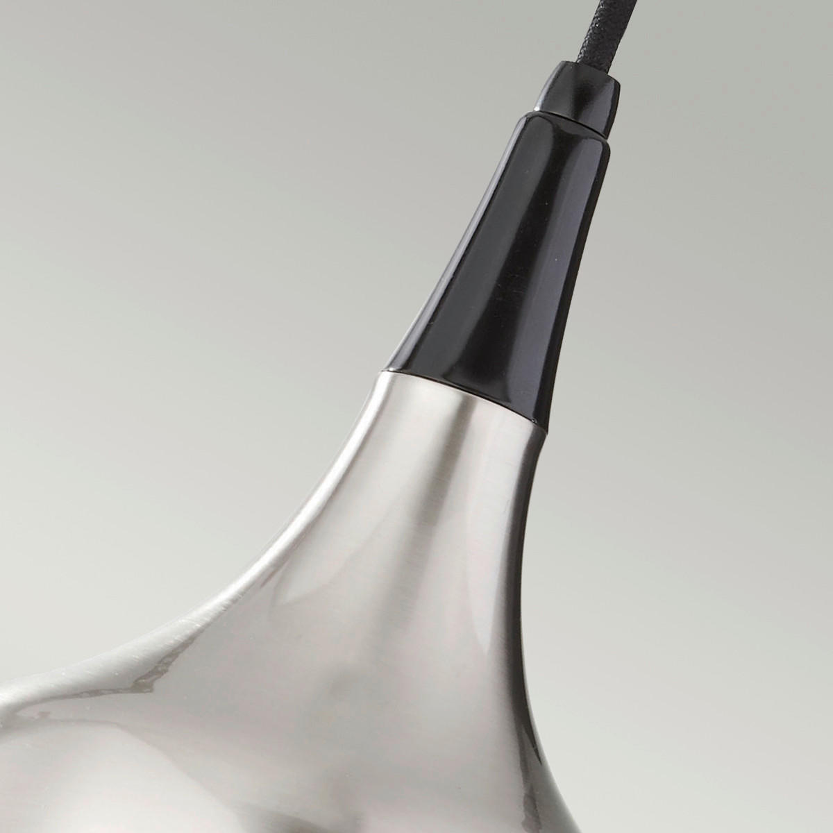 HÄNGELEUCHTE 17.9/28.1 cm    - Edelstahlfarben, Design, Metall (17.9/28.1cm) - Elstead Lighting