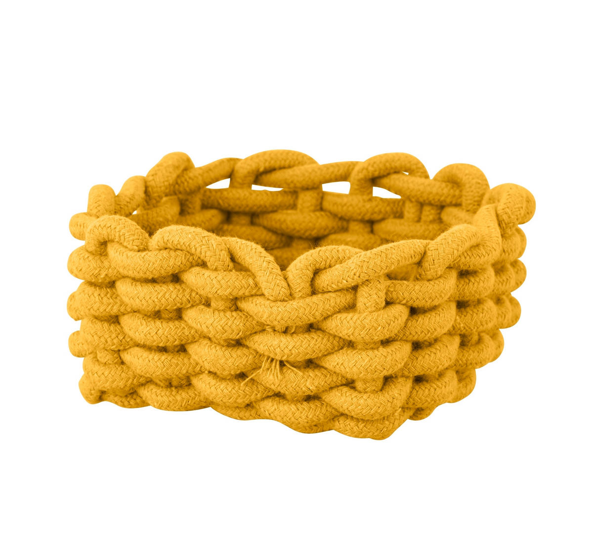 AUFBEWAHRUNGSKÖRBCHEN     - Senfgelb, KONVENTIONELL, Textil (16,5/7,5/16,5cm) - Schöner Wohnen