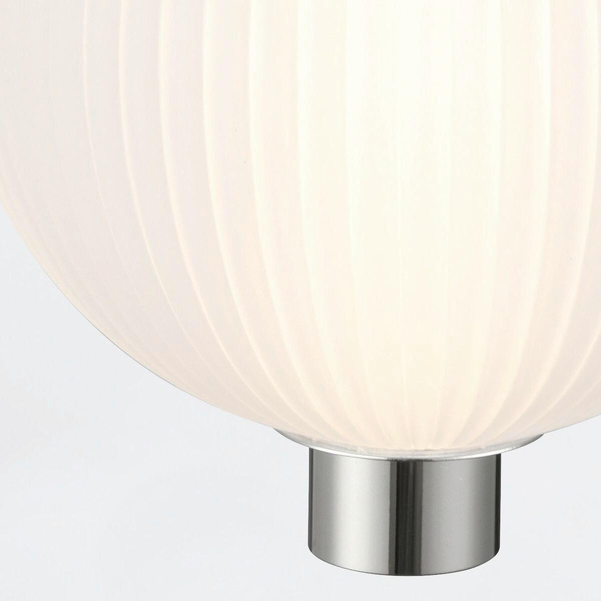 LED-PENDELLEUCHTE 15,2/32 cm    - Nickelfarben, Konventionell, Glas/Metall (15,2/32cm) - Elstead Lighting