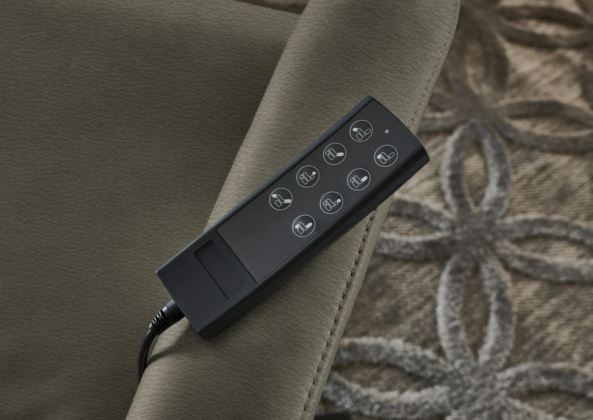 RELAXSESSEL in Leder Graubraun  - Graubraun/Schwarz, Design, Leder/Metall (76/110/86cm) - Dieter Knoll