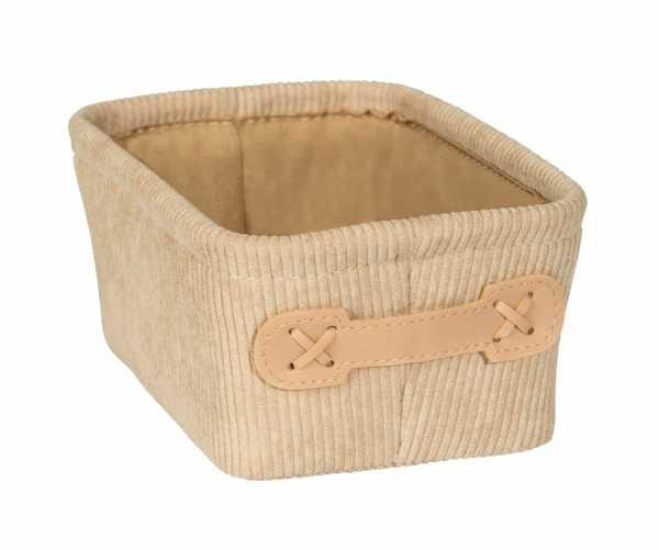 AUFBEWAHRUNGSKÖRBCHEN  - Beige, Basics, Textil (19/9/14cm) - Wenko