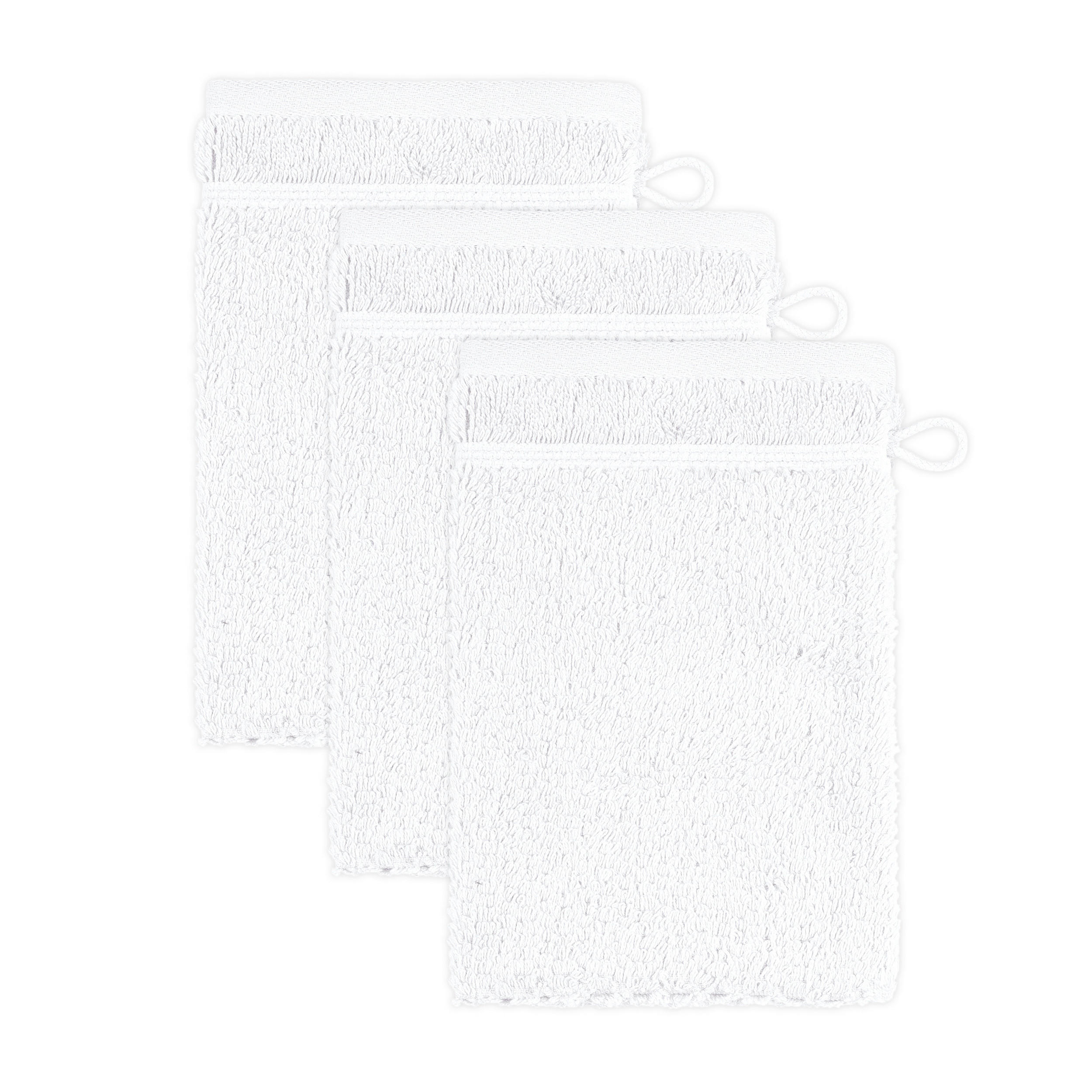 WASCHHANDSCHUHSET FROTTANA PEARL Weiß 3-teilig  - Weiß, Basics, Textil (15/20cm) - Moeve