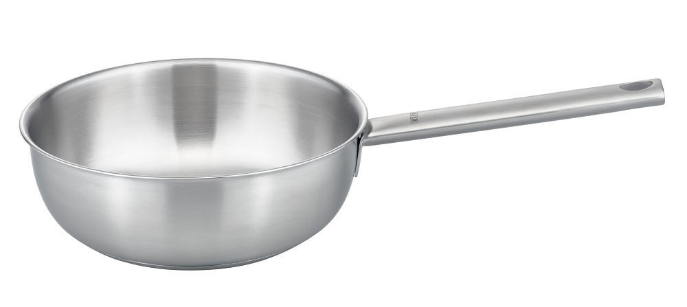 STIELKASSEROLLE Lafer  - Silberfarben, Basics, Metall (20cm) - Johann Lafer