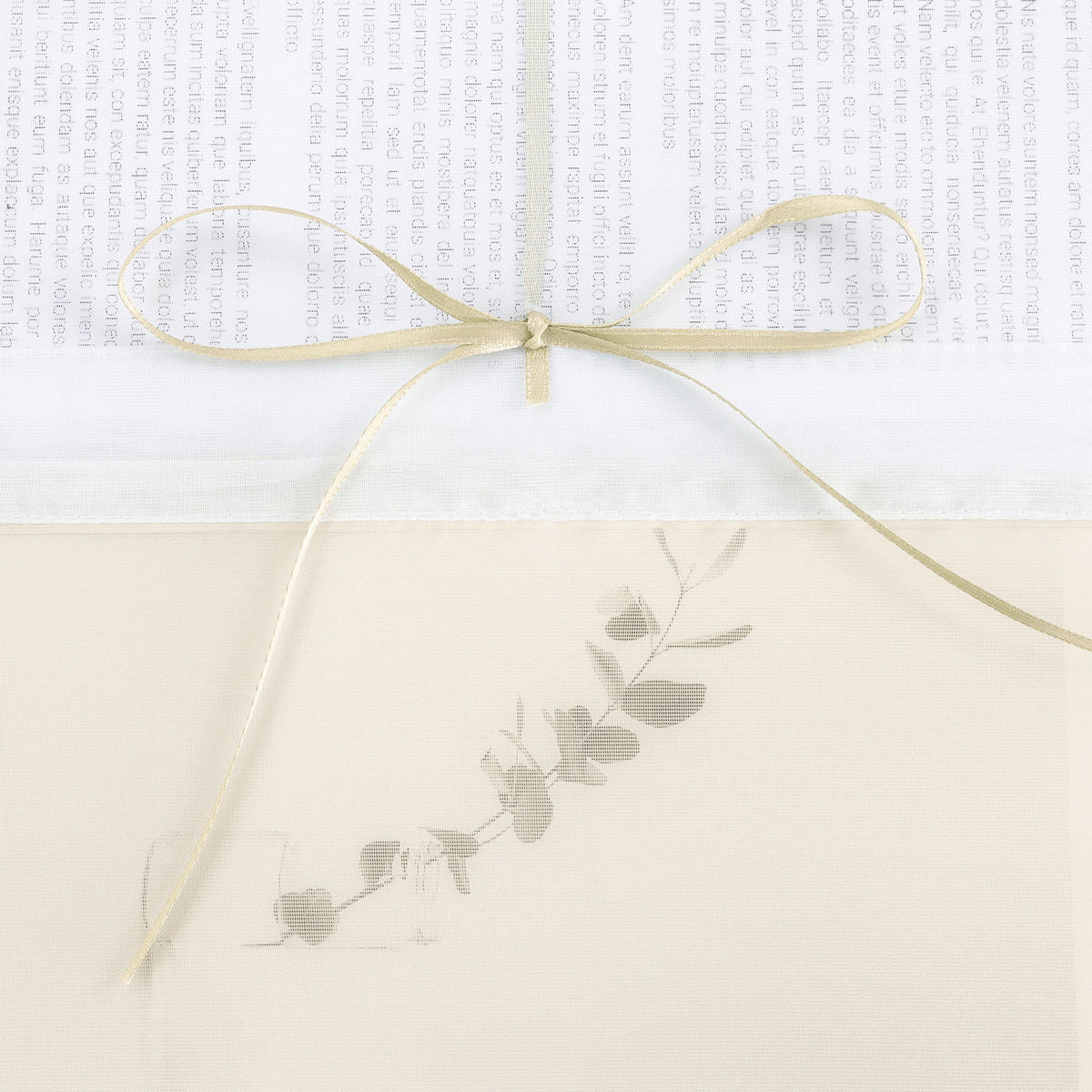 FALTROLLO  transparent  100/155 cm    - Sandfarben/Weiß, Basics, Textil (100/155cm)