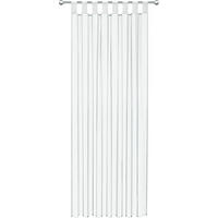 ZÁVĚS S POUTKY, průhledné,  - bílá, Basics, textil (140/245cm) - Boxxx