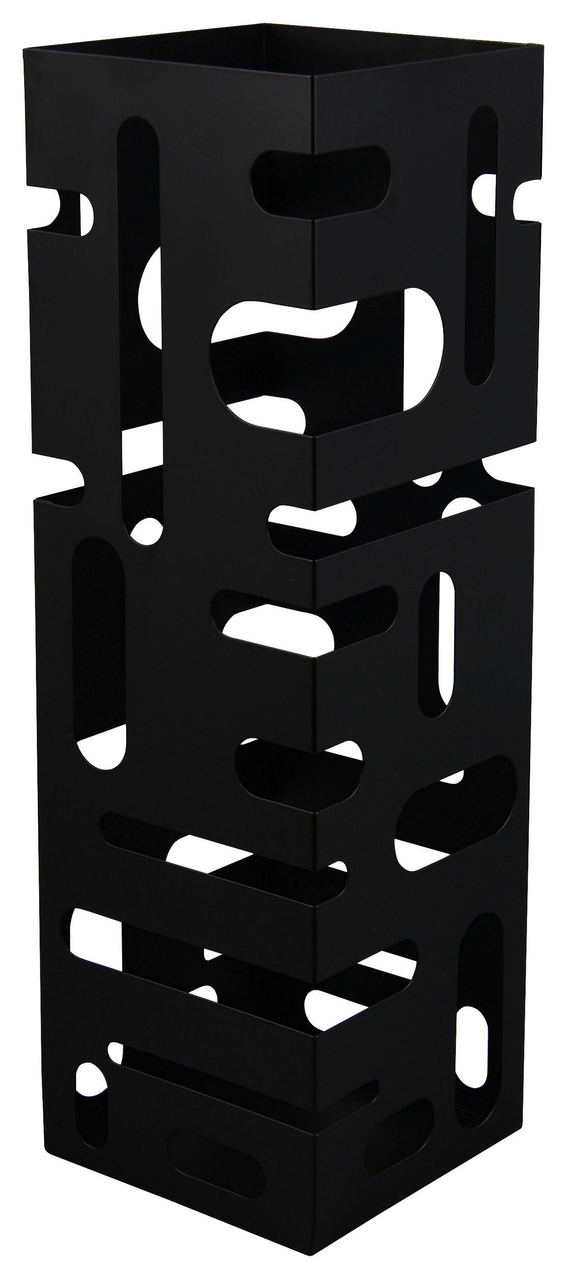 SCHIRMSTÄNDER Metall Schwarz  - Schwarz, MODERN, Metall (15,5/49/15,5cm)