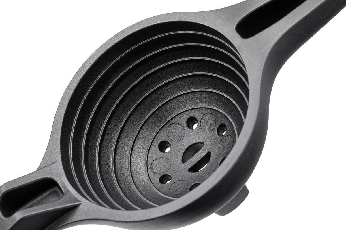 ZITRONENPRESSE LEMON PRO  - Edelstahlfarben/Schwarz, Basics, Kunststoff/Metall (27/9,7/8,7cm) - Gefu