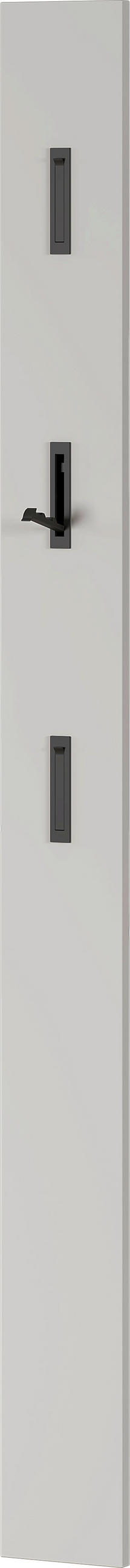 GARDEROBE 3-teilig  in 130/200/27 cm  - Kaschmir/Eichefarben, Design, Glas/Holzwerkstoff (130/200/27cm) - Livetastic