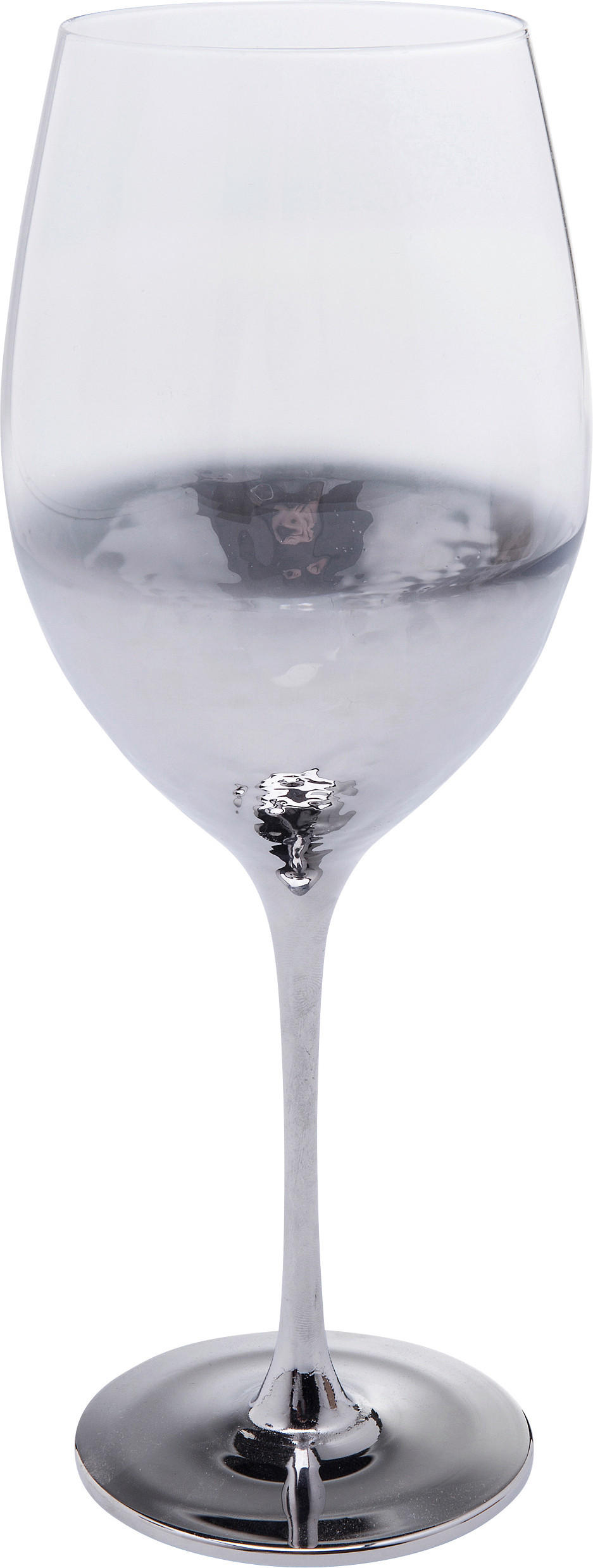 WEINGLAS 400 ml  - Blaugrau, Design, Glas (9/24/9cm) - Kare-Design