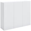 HÄNGESCHUHSCHRANK Weiß  - Weiß, Design, Holzwerkstoff (120/100/34cm) - Hom`in