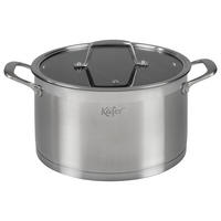 LONEC  nerjaveče jeklo   - barve nerjavečega jekla, Basics, kovina/steklo (24cm) - Käfer