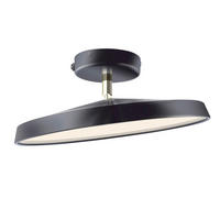 DECKENLEUCHTE Kaito 30/30/11,5 cm  - Schwarz, Design, Metall (30/30/11,5cm) - Nordlux