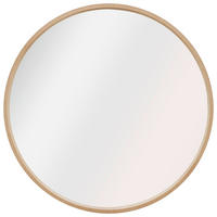 STENSKO OGLEDALO, les, steklo  - barve hrasta, Design, steklo/les (80cm) - Xora