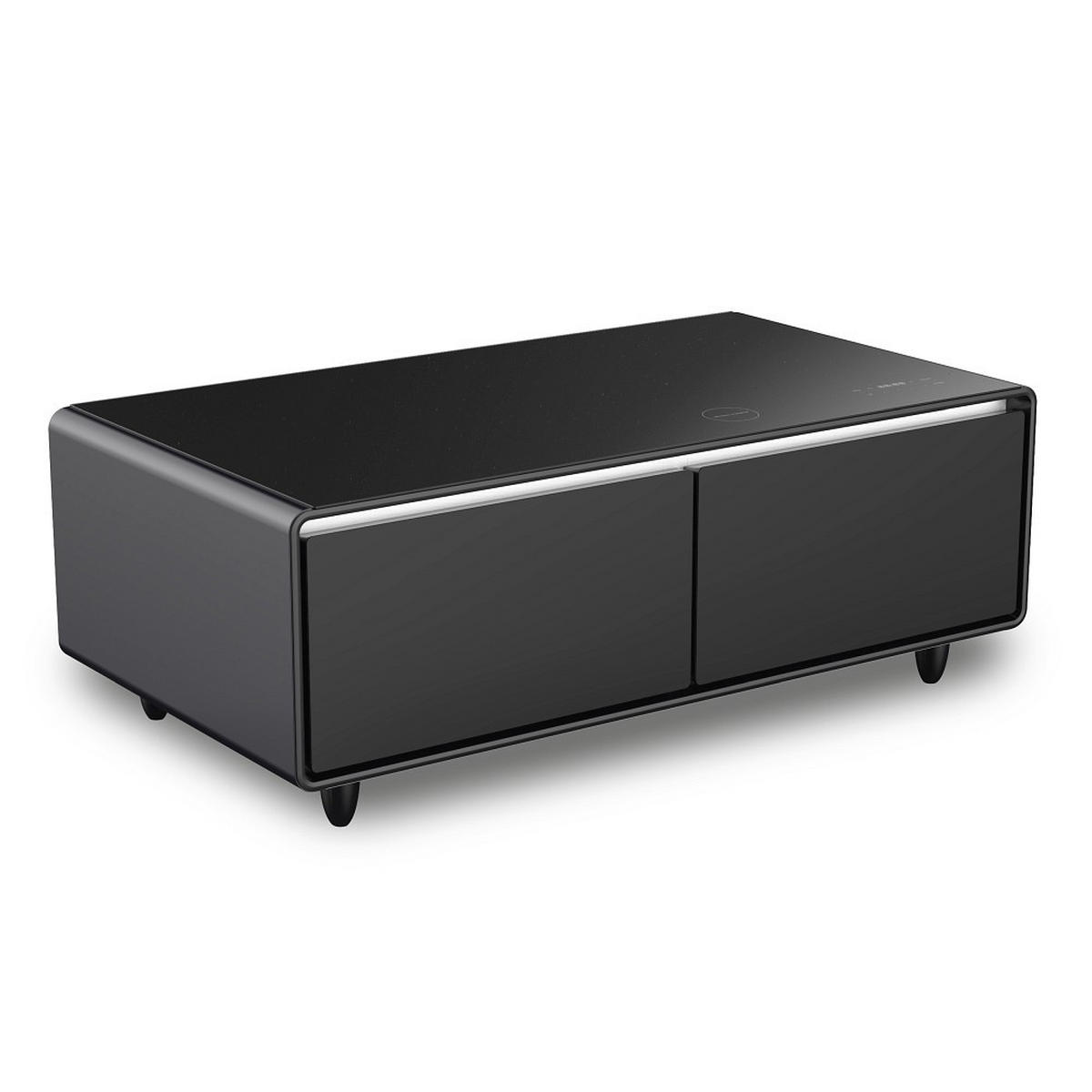 GETRÄNKEKÜHLSCHRANK 130,5/46/70 cm  - Schwarz, Basics, Glas/Kunststoff (130,5/46/70cm) - CASO Design