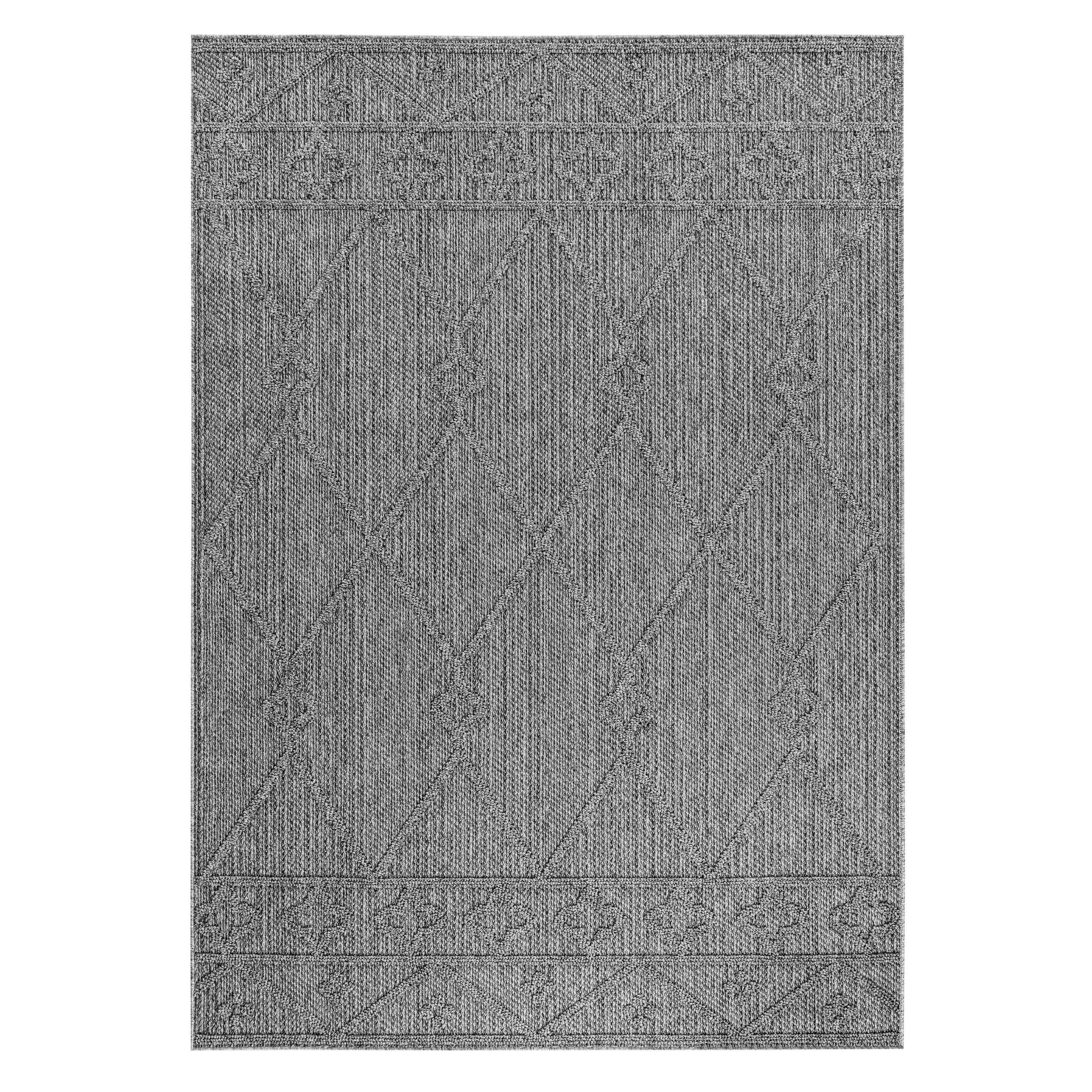 PREPROGA ZA ZUNANJO UPORABO  Patara     160/230 cm    tkano  siva  - siva, Design, tekstil (160/230cm) - Novel