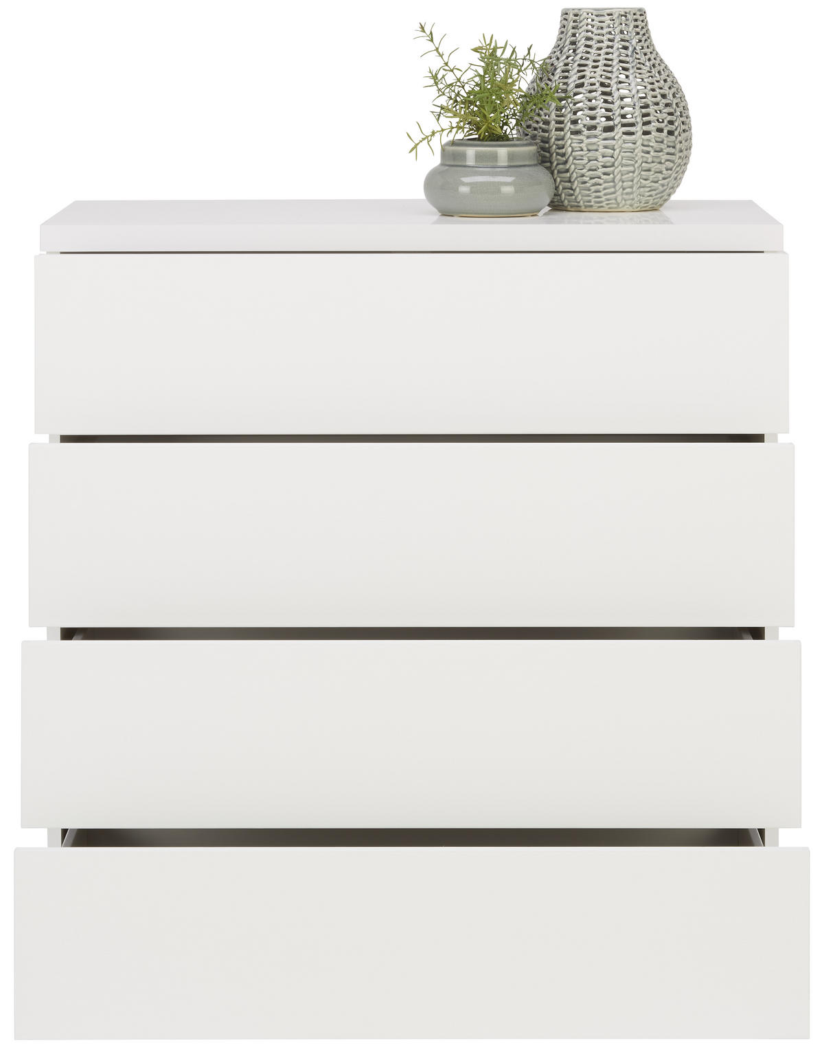 KOMMODE 85/88/44 cm  in Weiss  - Weiss, Konventionell, Holzwerkstoff (85/88/44cm) - Xora