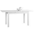 ESSTISCH in Holzwerkstoff 120/70/76,5 cm  - Weiß, Design, Holzwerkstoff (120/70/76,5cm) - Carryhome