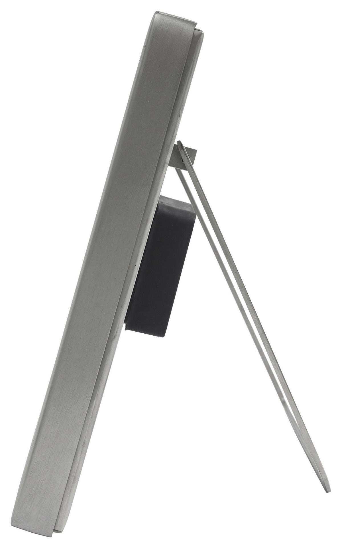 TISCHUHR 3/21/21 cm   - Silberfarben/Schwarz, Trend, Metall (3/21/21cm) - Kayoom