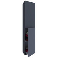 HOCHSCHRANK 32,6/150/21,7 cm  - Anthrazit, Modern, Holzwerkstoff (32,6/150/21,7cm) - MID.YOU