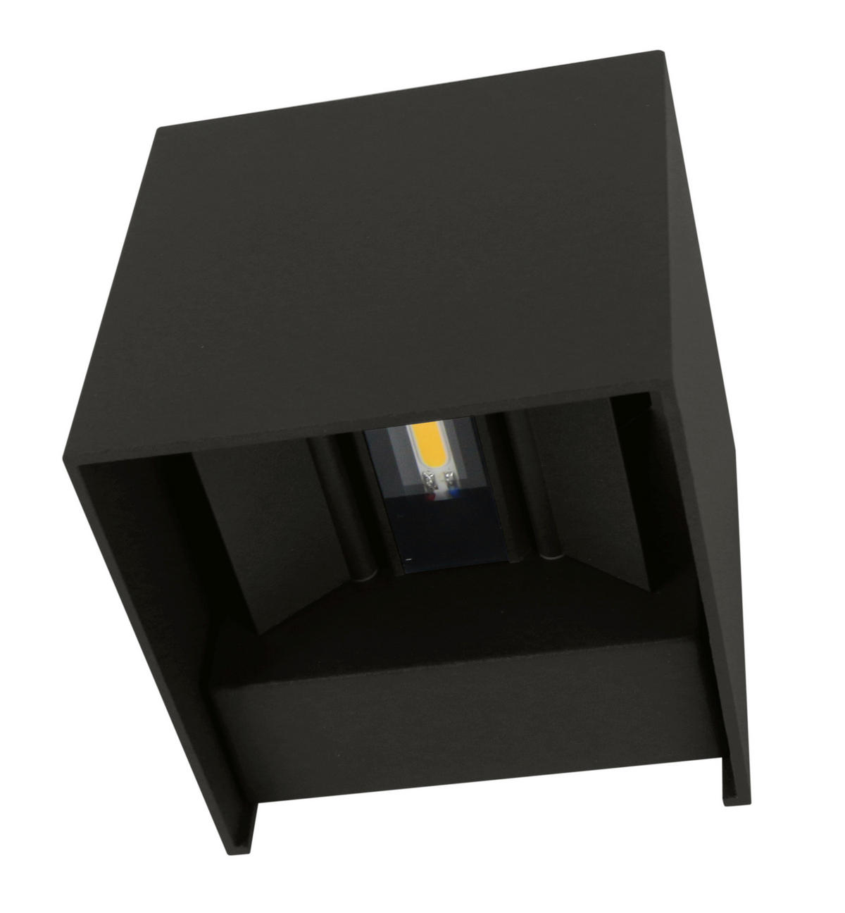 AUßENWANDLEUCHTE Qube 11,2/11,2/11,2 cm   - Anthrazit, Design, Metall (11,2/11,2/11,2cm)