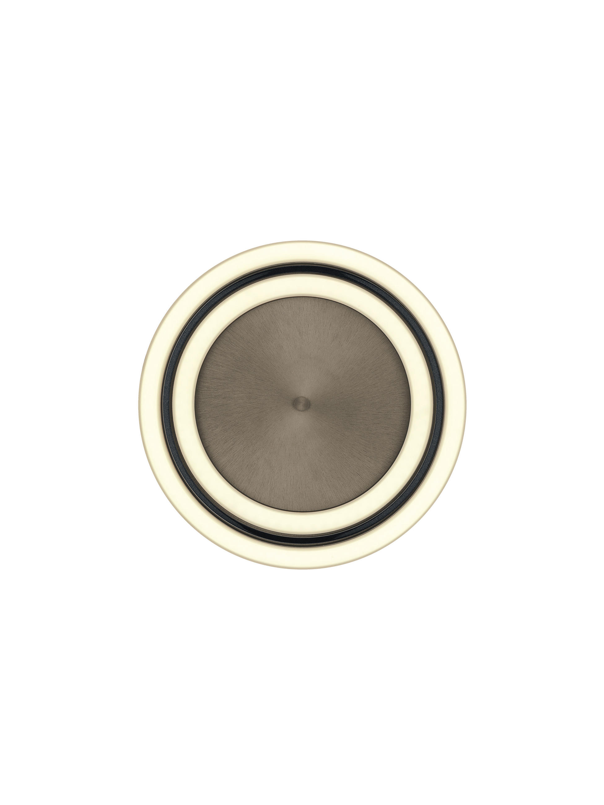 LED-DECKENLEUCHTE   50 cm   - Bronzefarben, Basics, Metall (50cm) - Hell